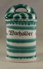 Gmundner Keramik-Dose/Gewrz eckig  Wacholder